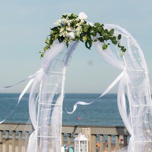 Lighted wedding arch